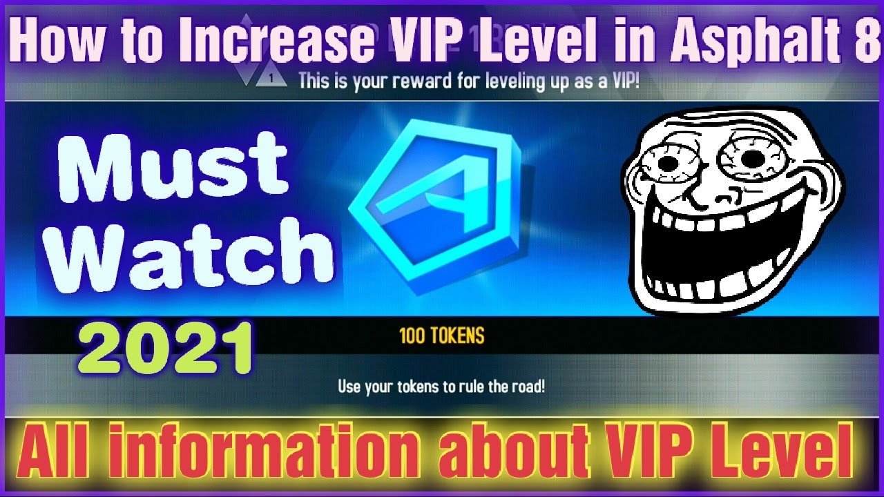 How to increase VIP Level in Asphalt 8