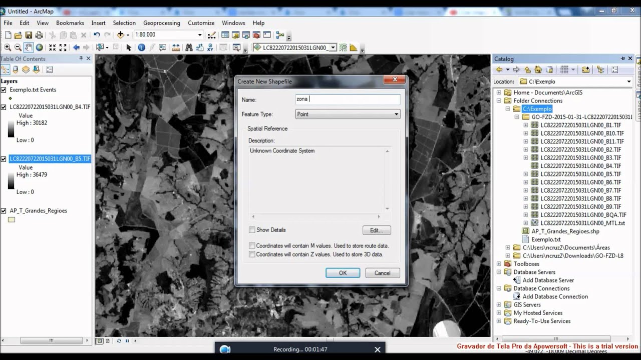 Tutorial para cortar imagens no ArcGIS
