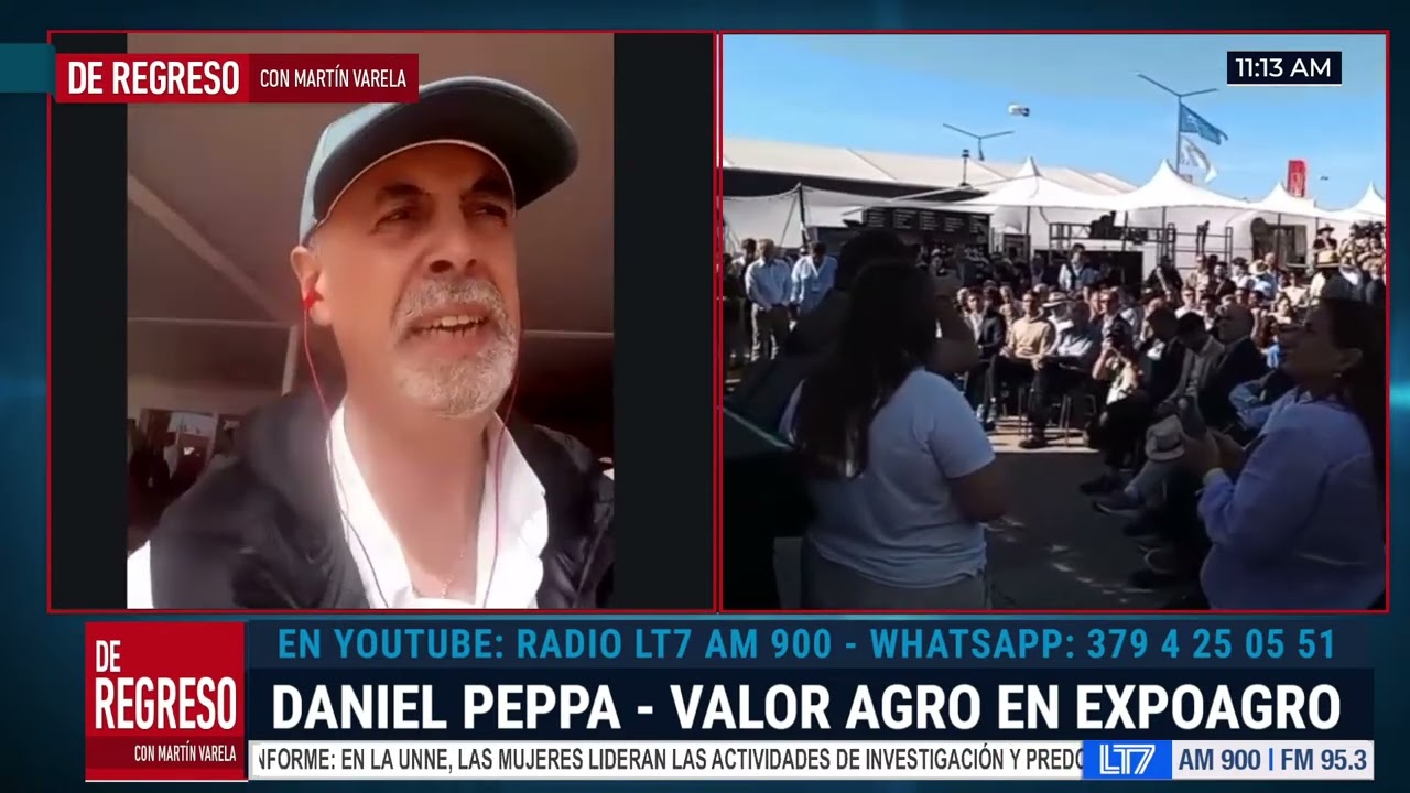 Exclusivo Expo Agro 2026: Daniel Peppa en el predio