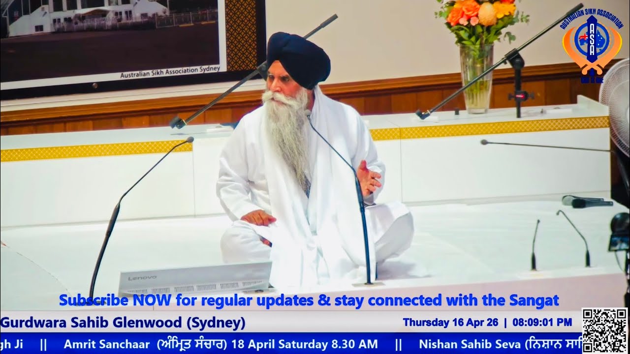 16 April 26 Giani Pinderpal Singh Ji - Gurdwara Sahib Glenwood