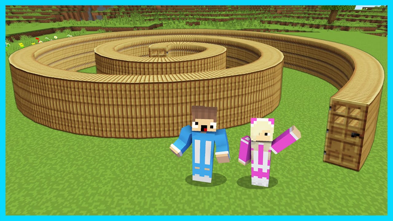 MIPAN & ZUZUZU MASUK KE PINTU RAHASIA YANG SANGAT PANJANG DI MINECRAFT SURVIVAL! ANEH BANGET