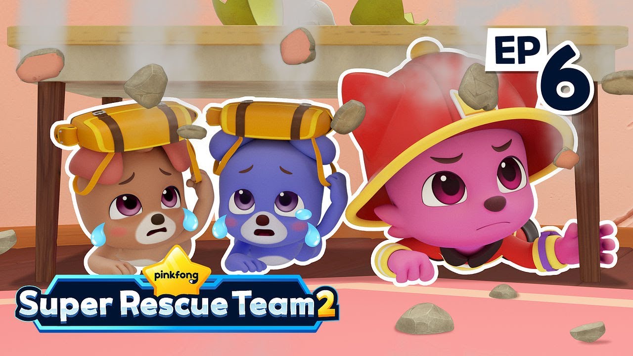It's an Earthquake!｜S2 EP06｜Pinkfong Super Rescue Team - Kids Songs & Cartoons