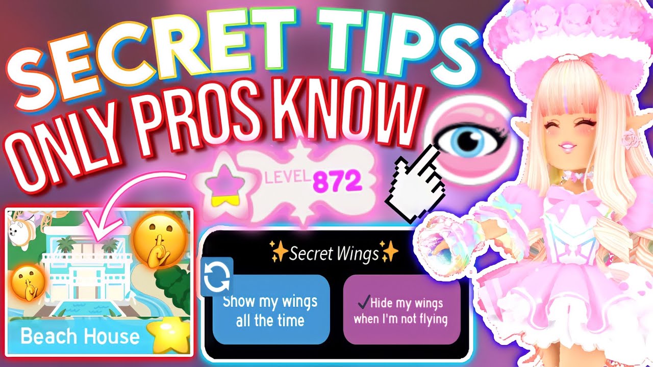 SECRET TIPS ONLY ROYALE HIGH PROS WOULD KNOW! 🤫 ROBLOX Royale High Tips and Tricks