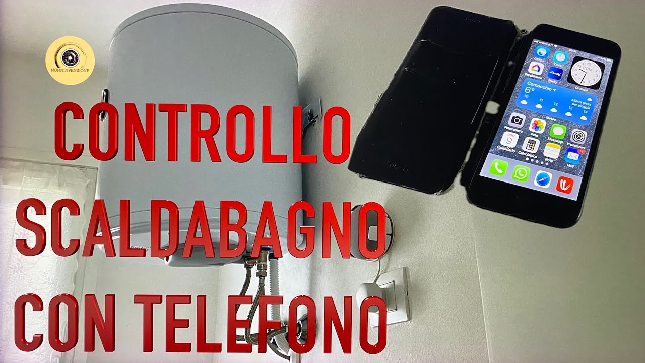 Monto - configuro shelly 1PM su scaldabagno
