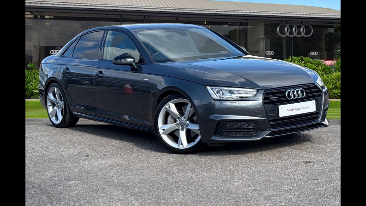 Подержанный Audi A4 Black Edition 2.0 TFSI quattro 252 л.с. с коробкой передач S tronic, одобренн...