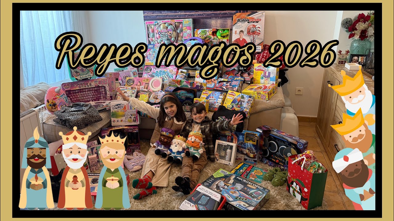 Abrimos todos los regalos que nos han traído los reyes! 🎁 