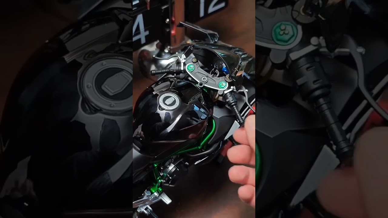 Motocicleta Kawasaki H2R A Escala 1/6