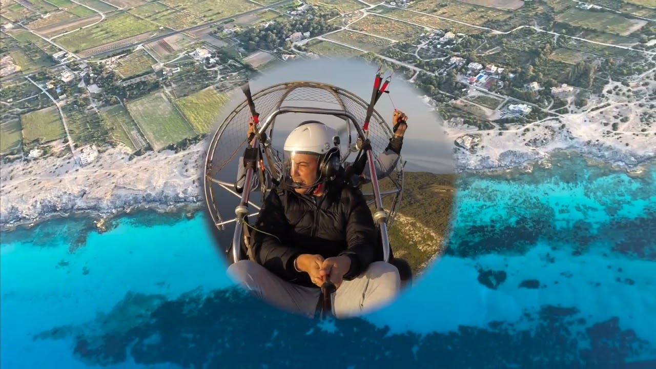 Formentera Paramotor: vuelo de Mirco
