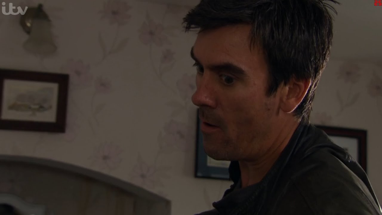Emmerdale - Cain Threatens And Punches Robert