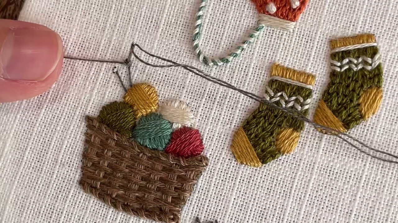 [프랑스 자수] 포근한 겨울 자수 / MY WINTER Embroidery