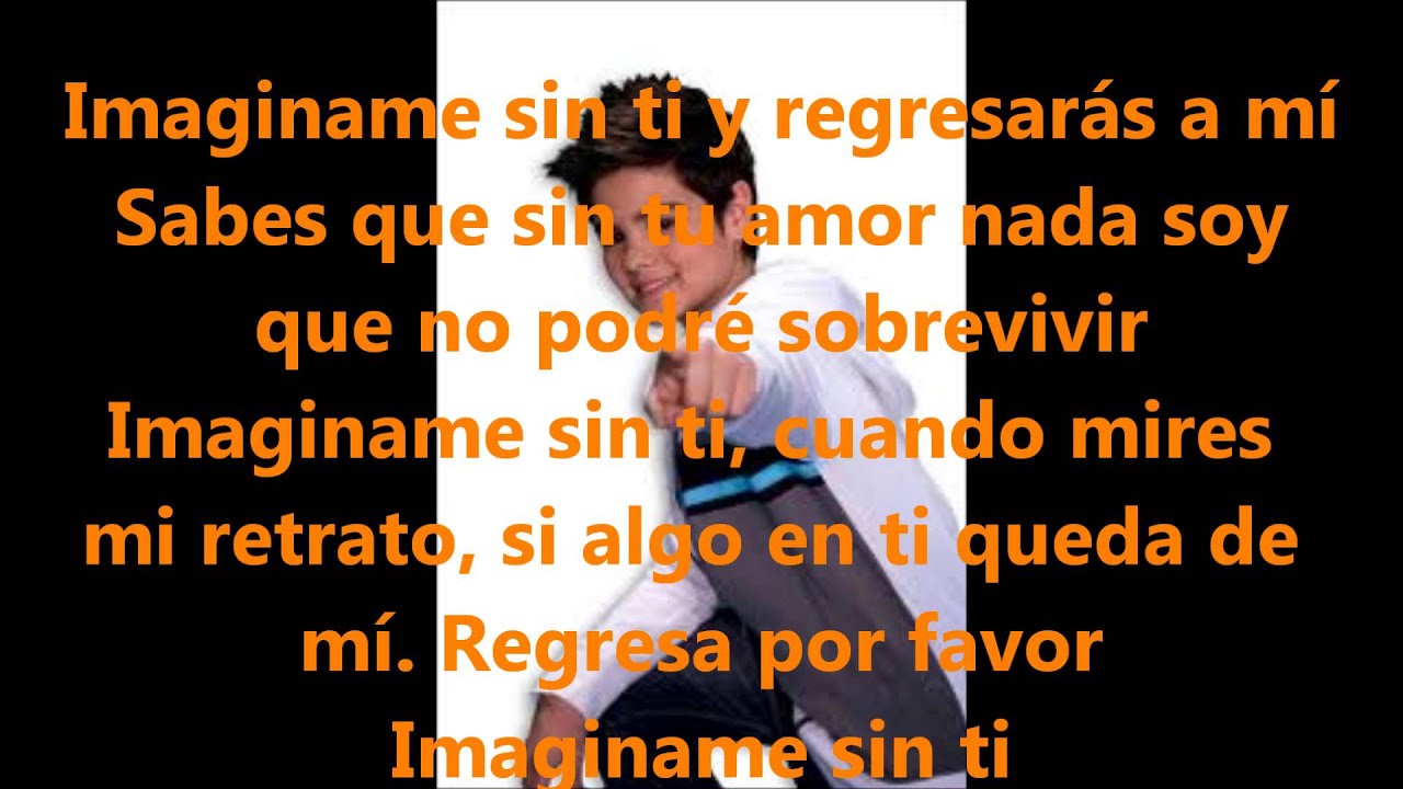 Abraham Mateo- Imagíname sin ti (letra)