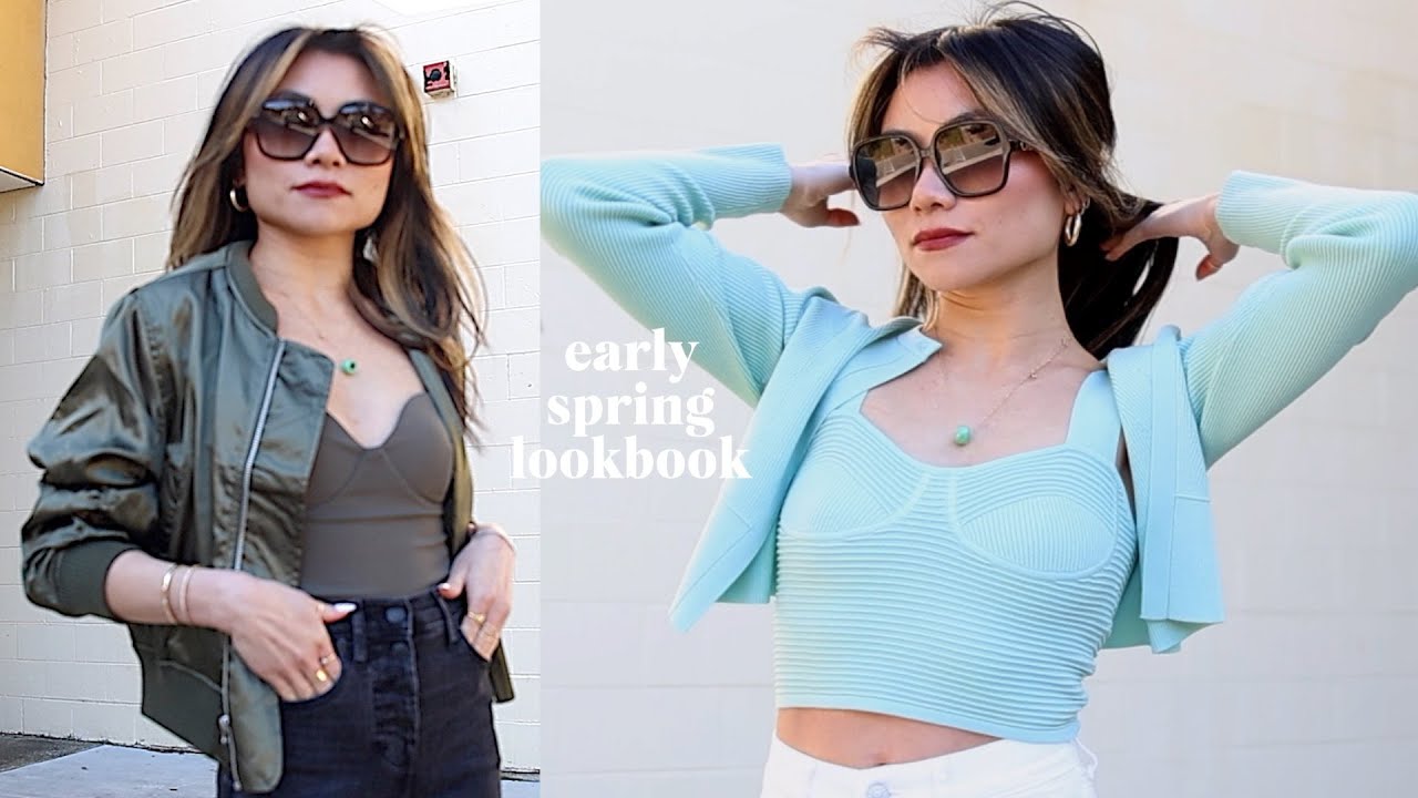 Early Spring Lookbook 2023 | cool mom outfit ideas | Miss Louie