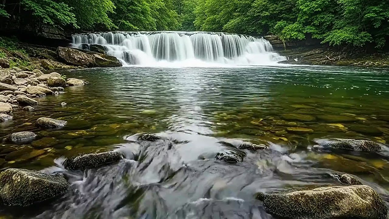 Calm River Night Ambience | Gentle Water Flow for Deep Sleep and Meditation