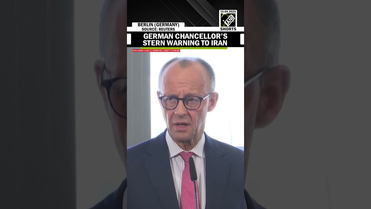German Chancellor Merz warns Iran over attacking Israel, Jewish targets in Germany
