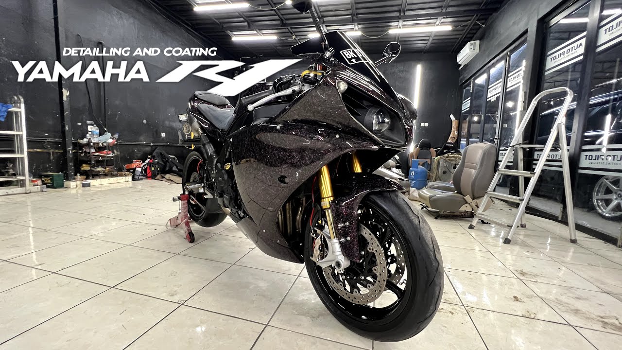 DETAILLING AND COATING YAMAHA R1 - BENGKEL AUTO PILOT
