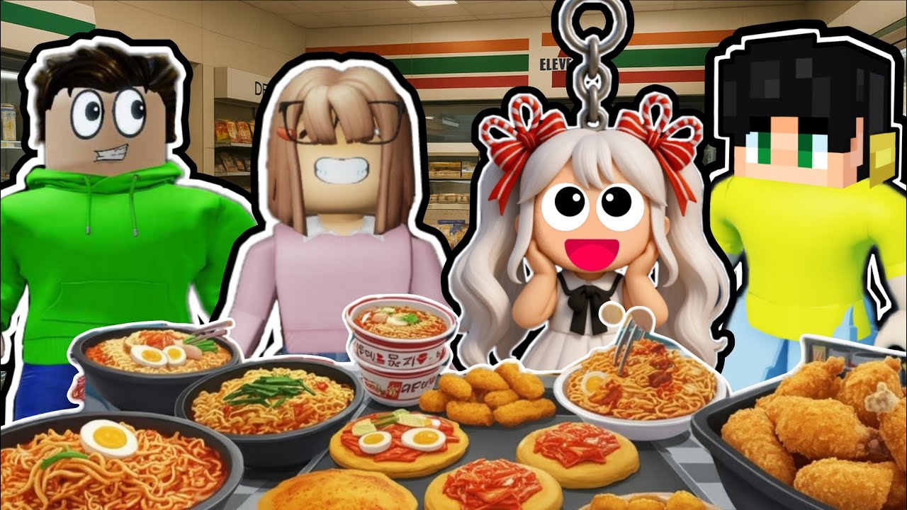 Convenience Store in Korea | NAG AGAWAN KAMI NG PAGKAIN!!! FT. @DaveFromPHRoblox @BoyimboGaming
