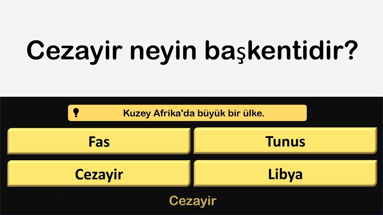 🧠 15 Soru! En Yüksek Genel Kültür Skoru Kimin? Bilgi Seviyeni Ölç!