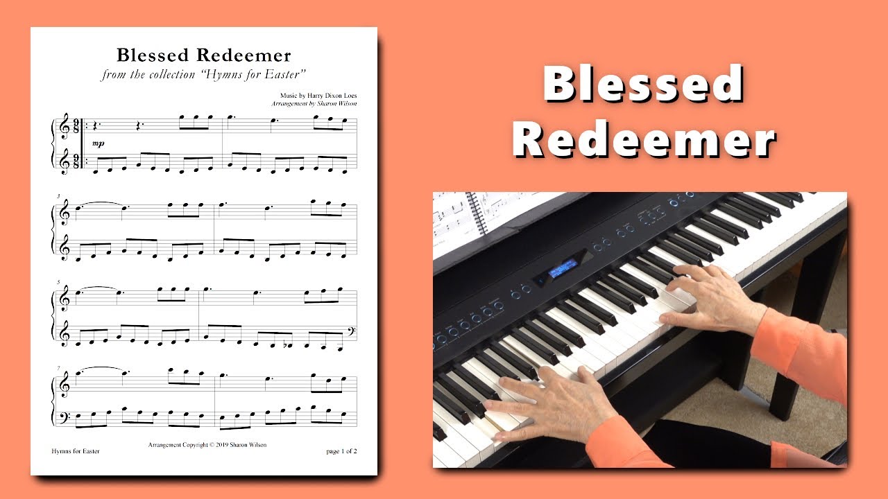 Blessed Redeemer (PIANO SOLO with Lyrics)