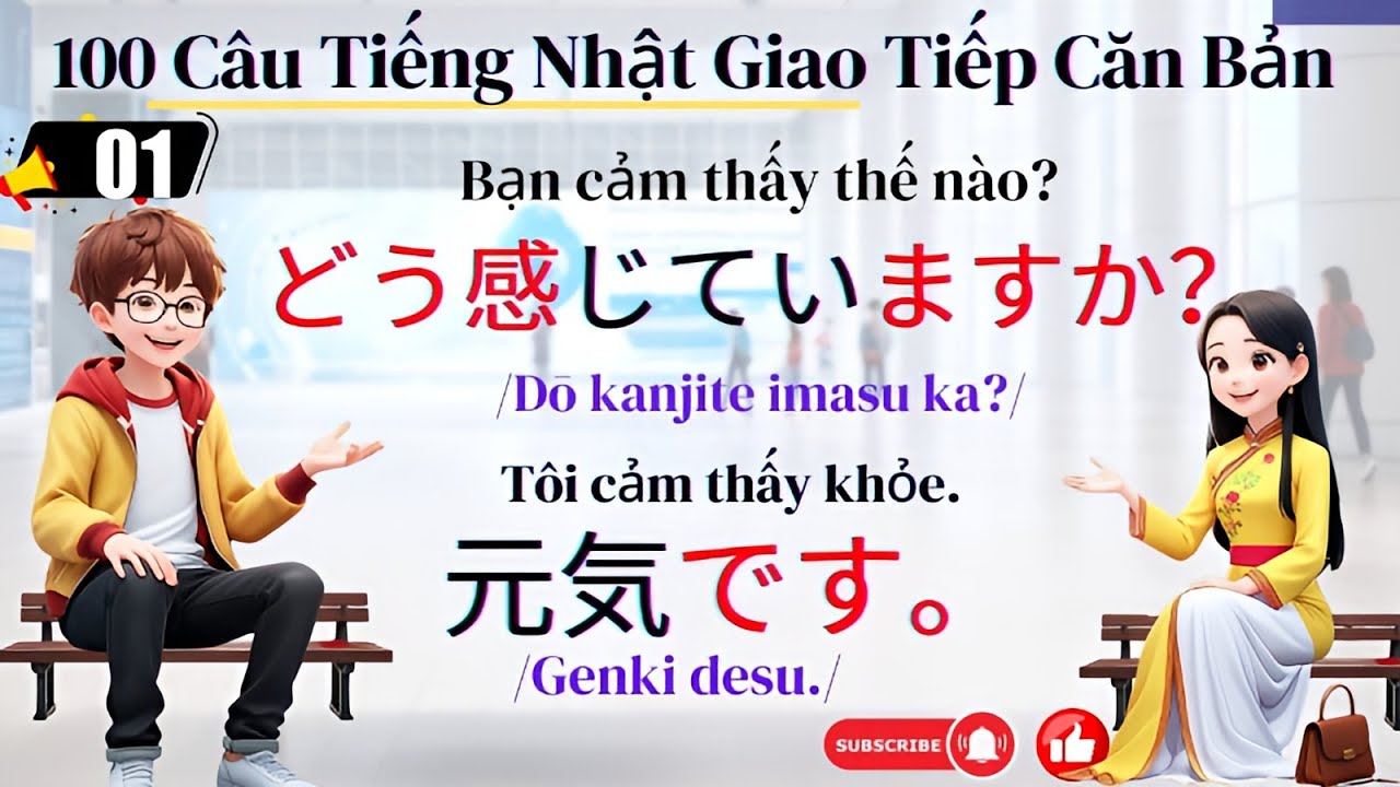 100 Câu tiếng Nhật giao tiếp căn bản – Cực thông dụng | Tokyo Talkers
