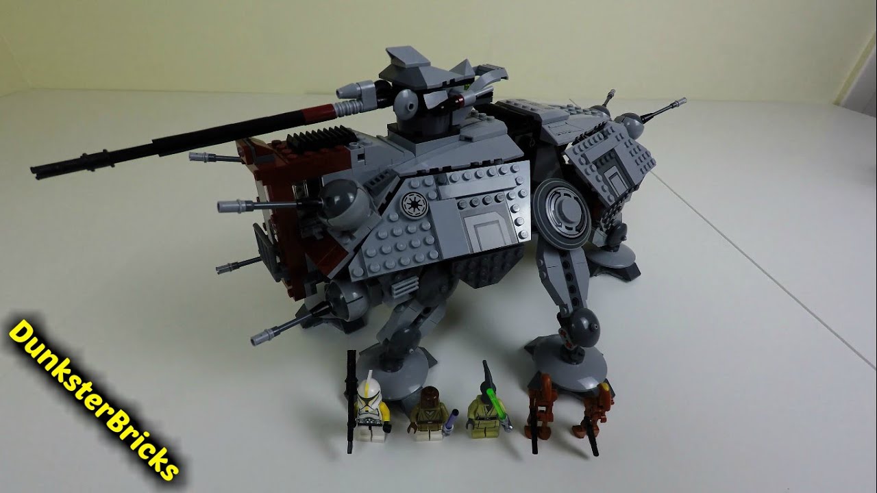Review! LEGO Star Wars AT-TE set 75019 from 2013!
