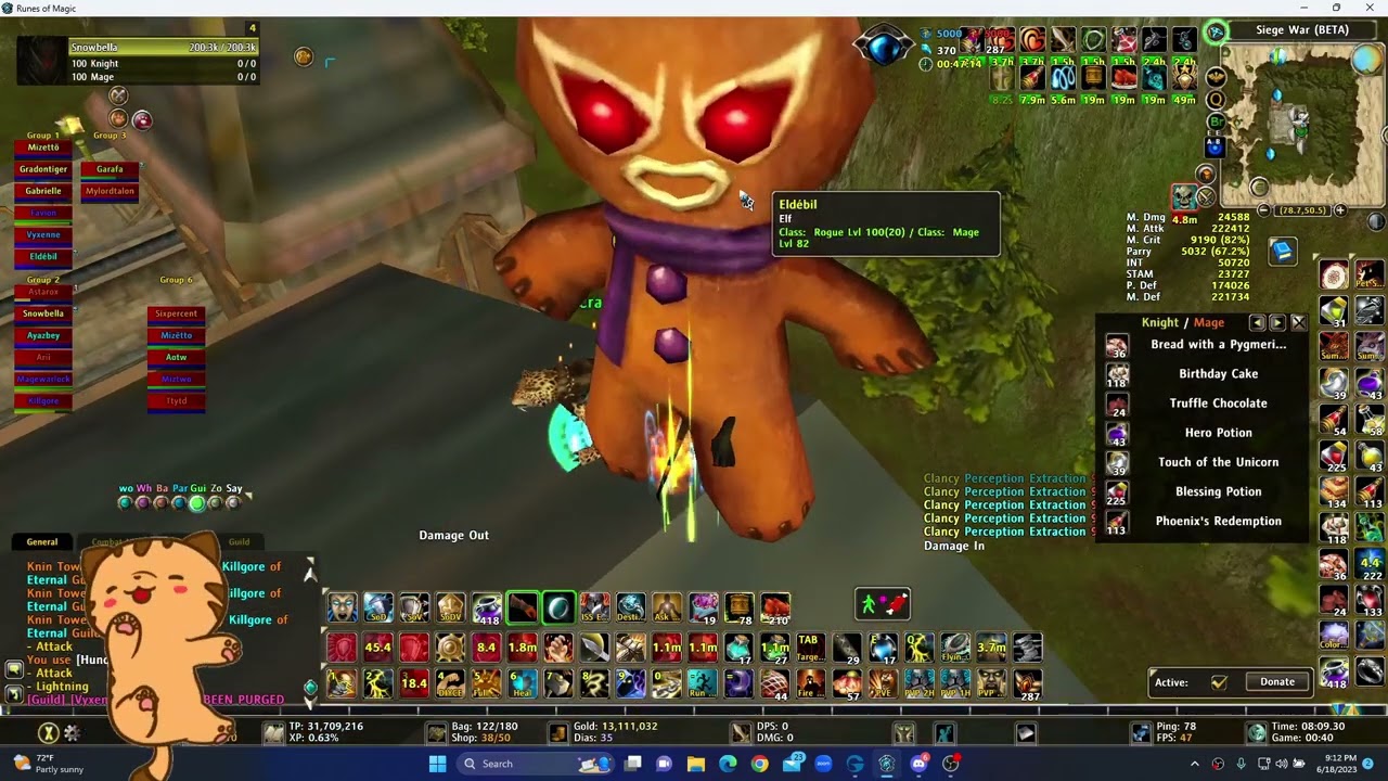 Runes of Magic Siege War Eternal vs Knightshift 6-18-2023