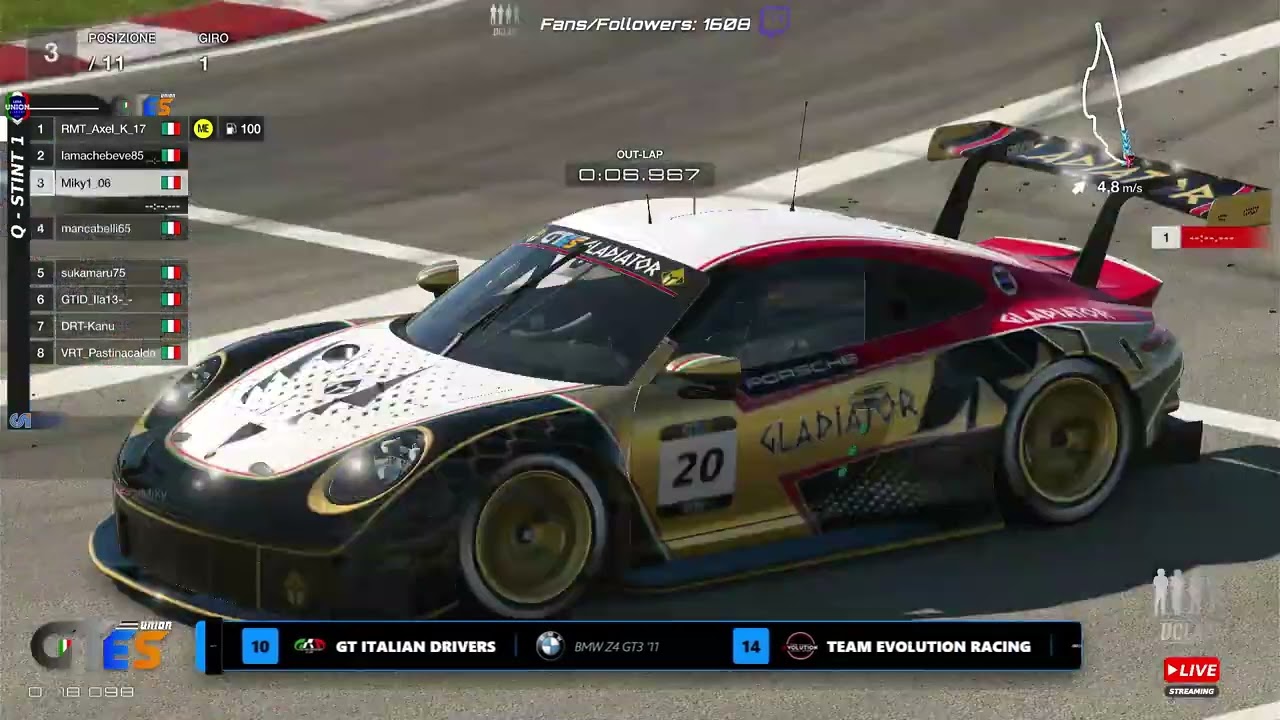 GT7 UNION GTES 2026 AS/AM CHAMPIONSHIP CGV DCLAB OFFICIAL BROADCASTING