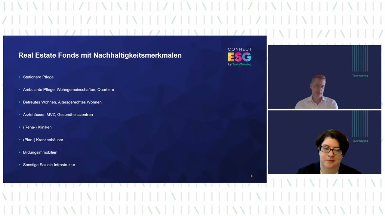 ESG Connect Session #2 | Neue Vorgaben und Chancen durch SFDR2 bei Immobilienfonds