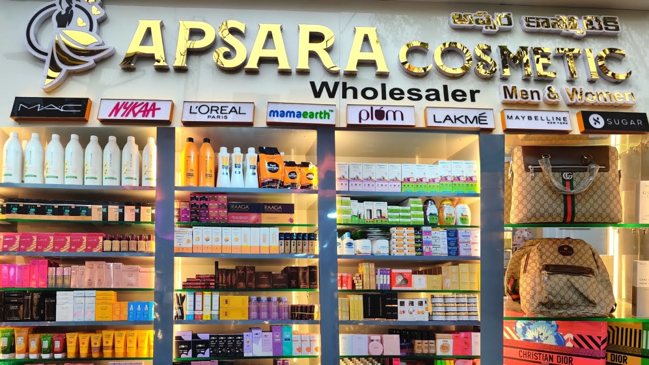 Wholesale Cosmetics Shop in Poorna Market - Branded Products at Wholesale Prices - Apsara Cosmetics