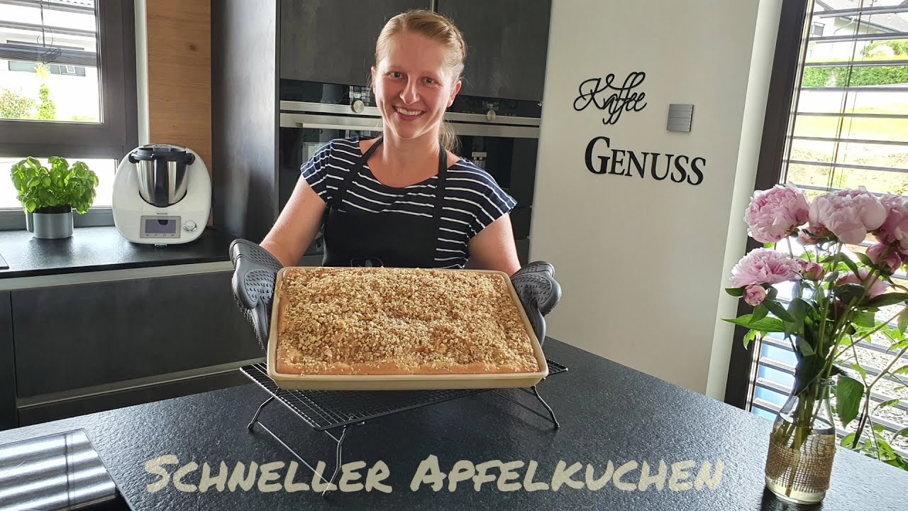 Schneller Apfelkuchen auf dem James von Pampered Chef #pamperedchef #cooking #chef