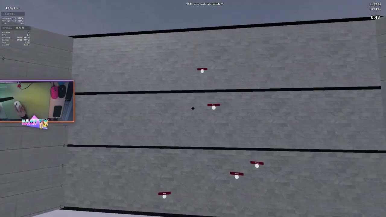 VT Floating Heads Intermediate S5 &mdash; 1516 Мировой рекорд