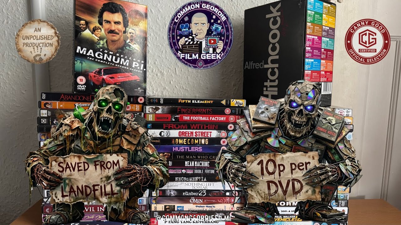 Saved from Landfill. 10p per DVD. Newcastle Charity Shop Physical Media pick up Haul Video Mar 2026