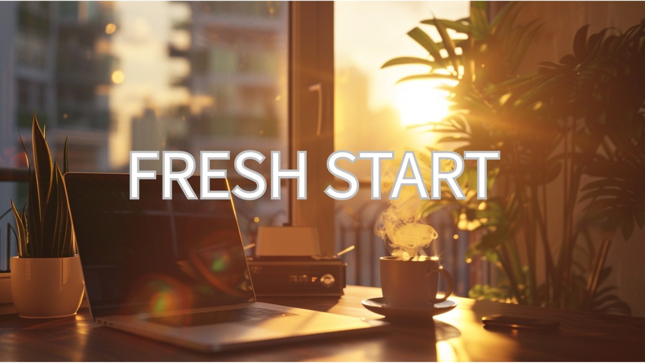 Fresh Start ☀️ Morning Focus Lofi Piano | Calm & Motivational Music for Work / Study