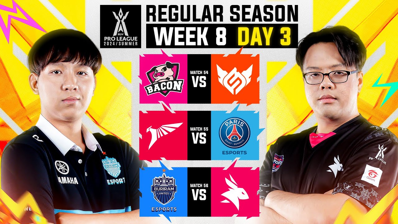 การแข่งขัน RoV Pro League 2024 Summer | รอบ Regular Season วันสุดท้าย