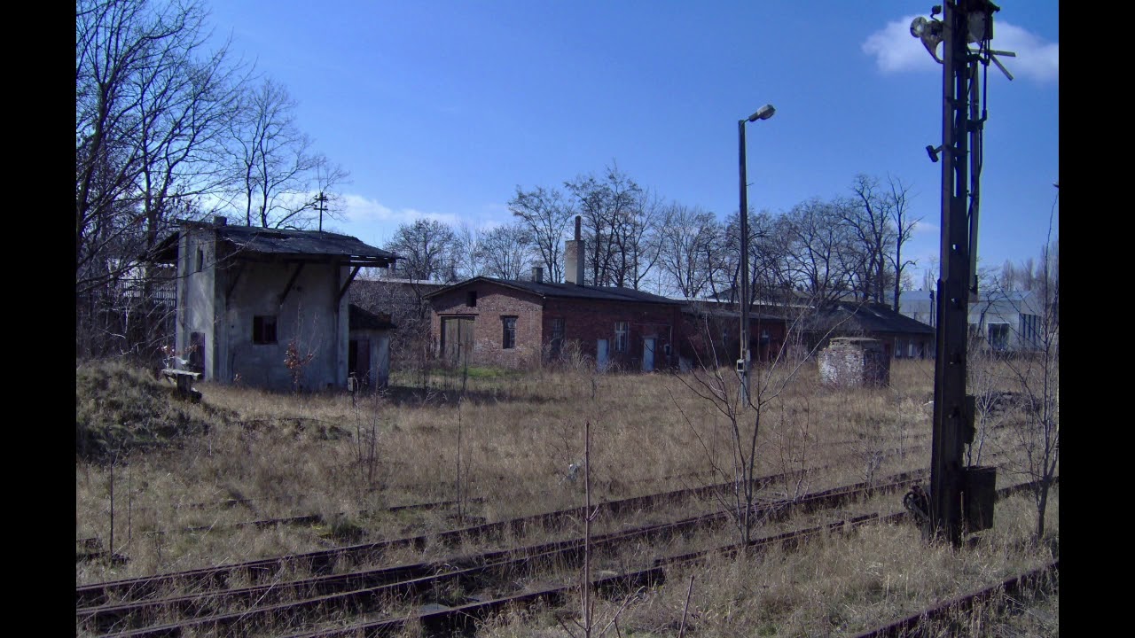 Głubczyce - stacja kolejowa. Leobschütz - bahnhof.