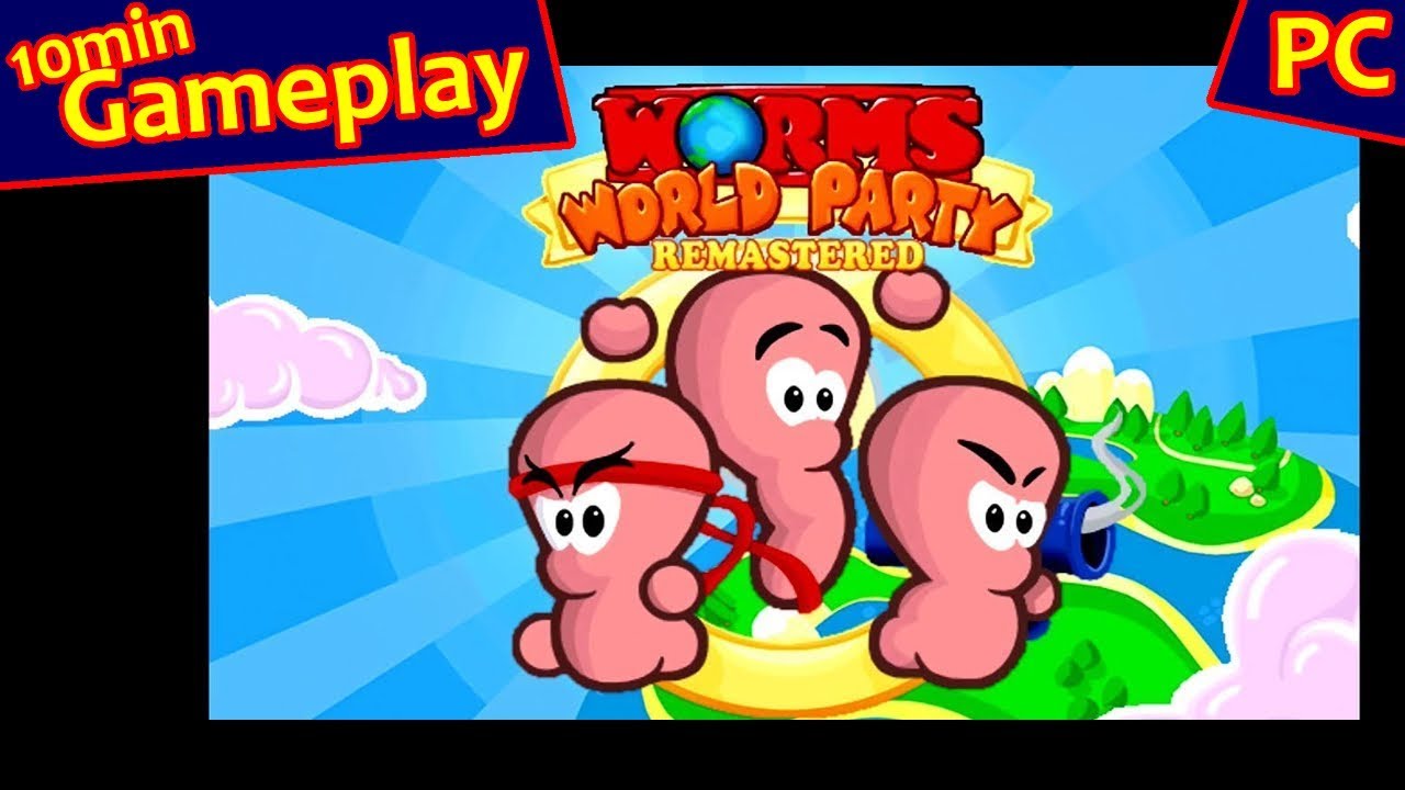 Worms World Party Remastered ... (PC) [2015] Gameplay