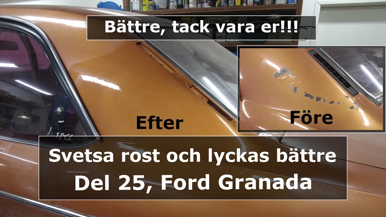 Ford Granada del 25, rostlaga rätt!