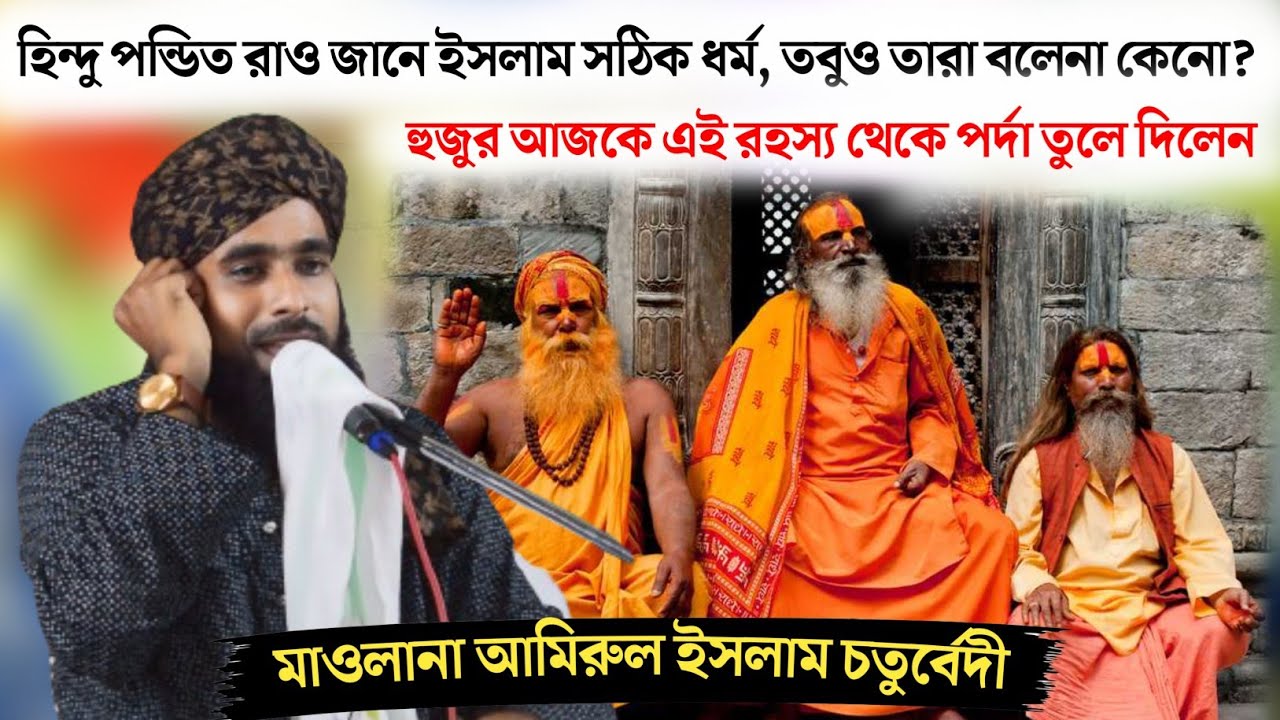 Amirul Islam Chaturvedi || হিন্দু পন্ডিত রাও জানে যে ইসলাম সঠিক ধর্ম, তবুও তারা বলেনা কেনো ? 😱