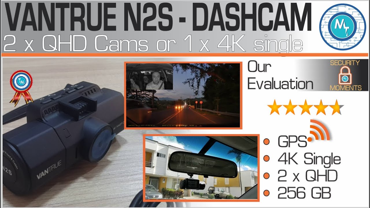 Vantrue Dual Cam Dashcam 4K - ¿Looking for a dash cam? This might be it: Vantrue N2S