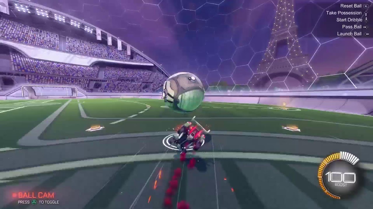 playing rocket league js cuz