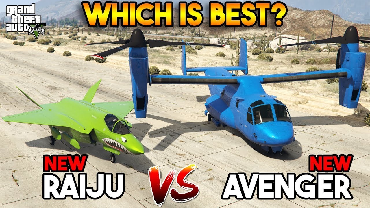 GTA 5 | F-160 RAIJU VS AVENGER | WHICH IS BEST | DEVIL PLAYS