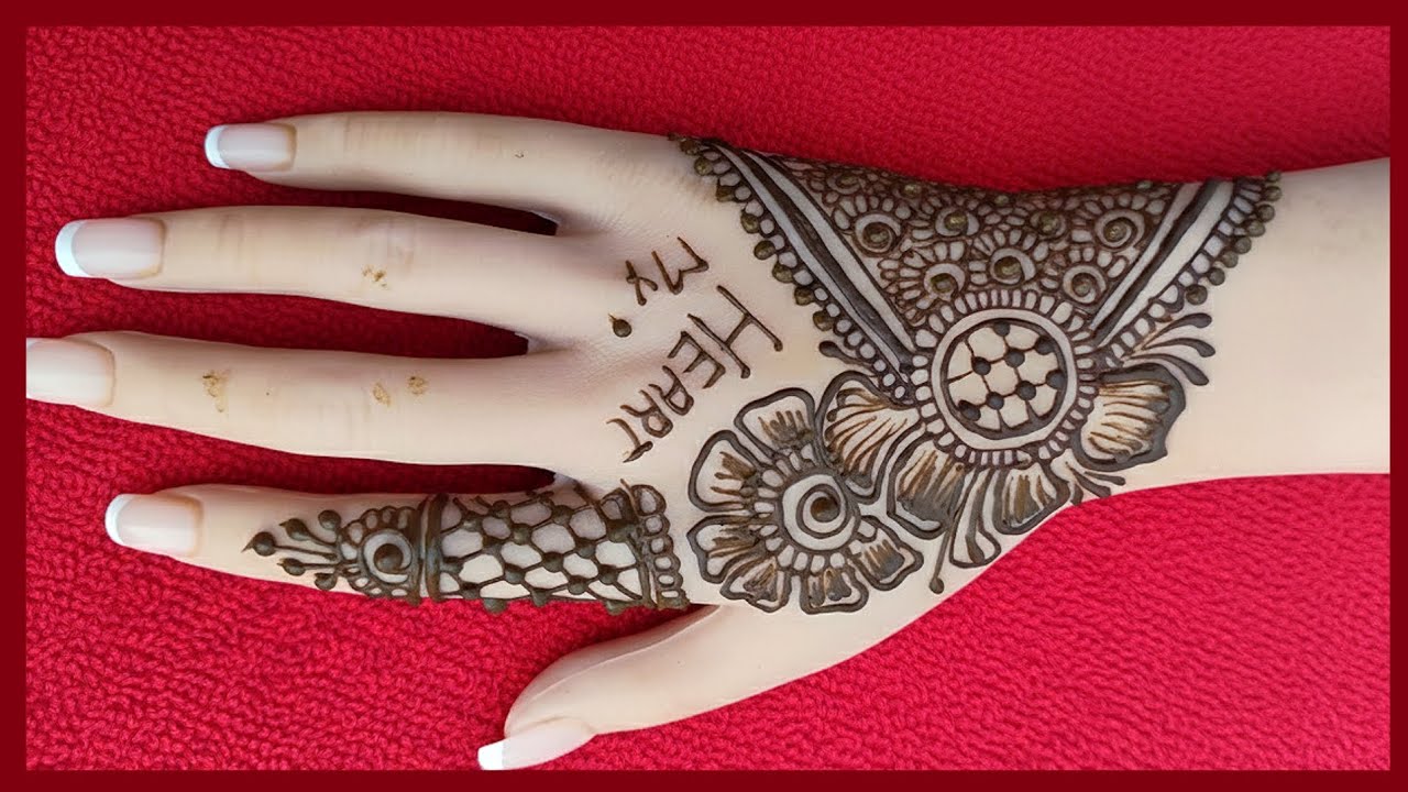 🥰Simple Back Hand Mehndi Design 🌿 Easy & Stylish Henna Design 2026 #shorts#video #trending