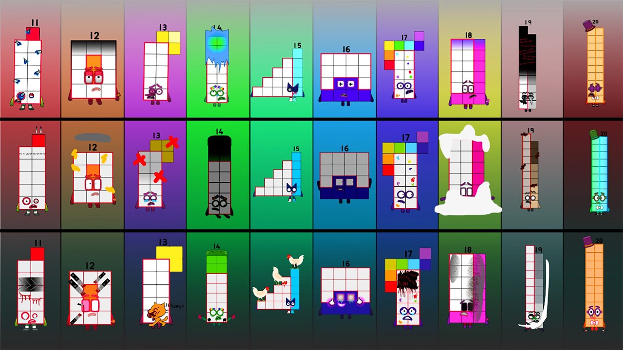 Guess the Hidden Pattern in Three Phobia blocks Band Reimagined (11 - 20)! My version