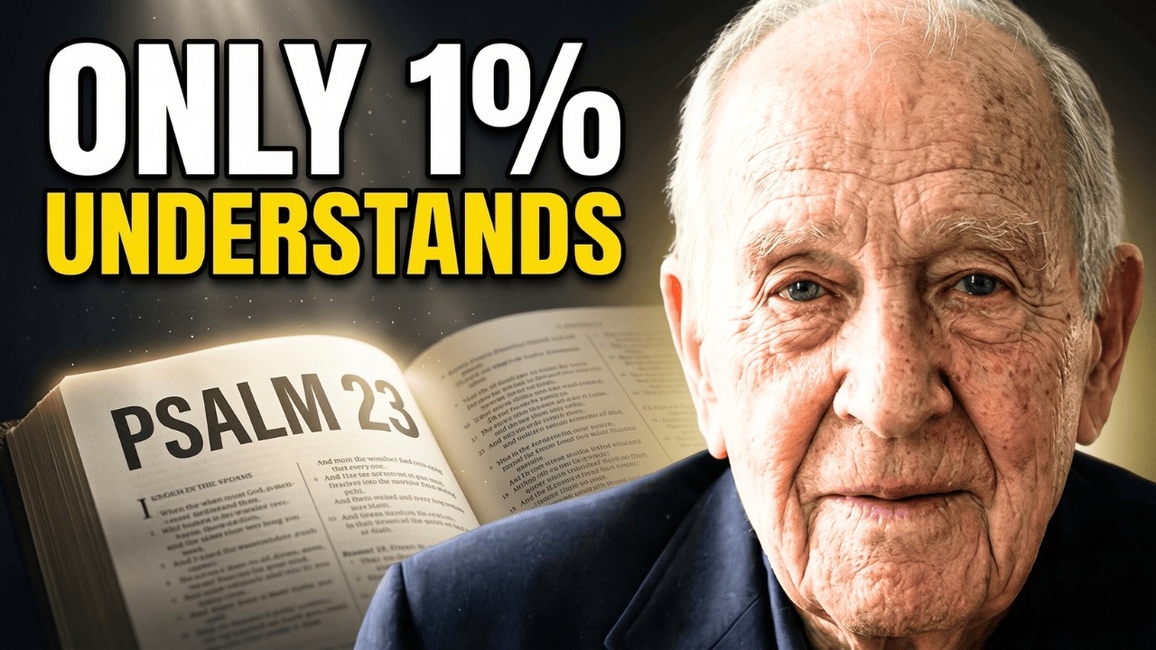 I Lived 80+ Years by Psalm 23 — 99% Get This Wrong