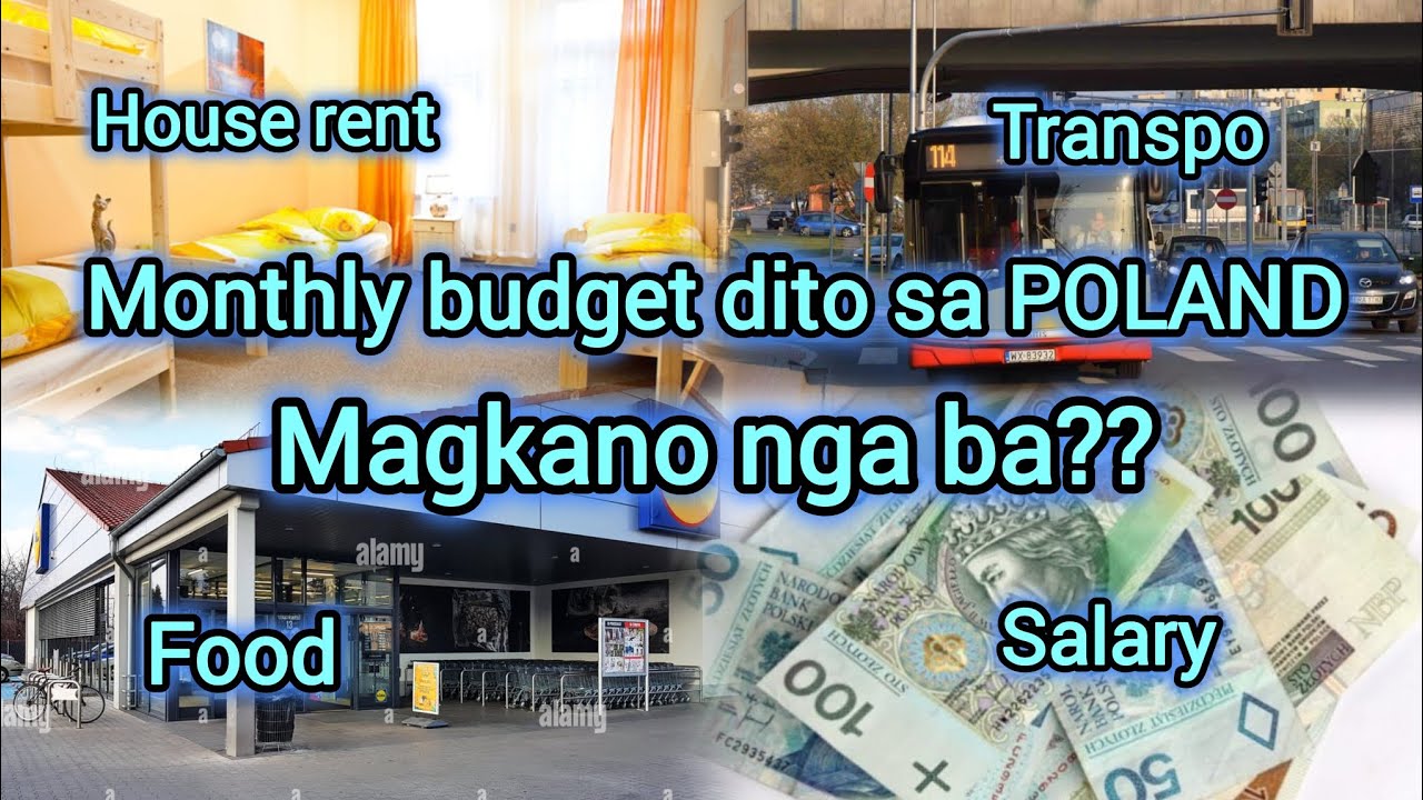 Magkano nga ba ang monthly budget dito sa Poland??