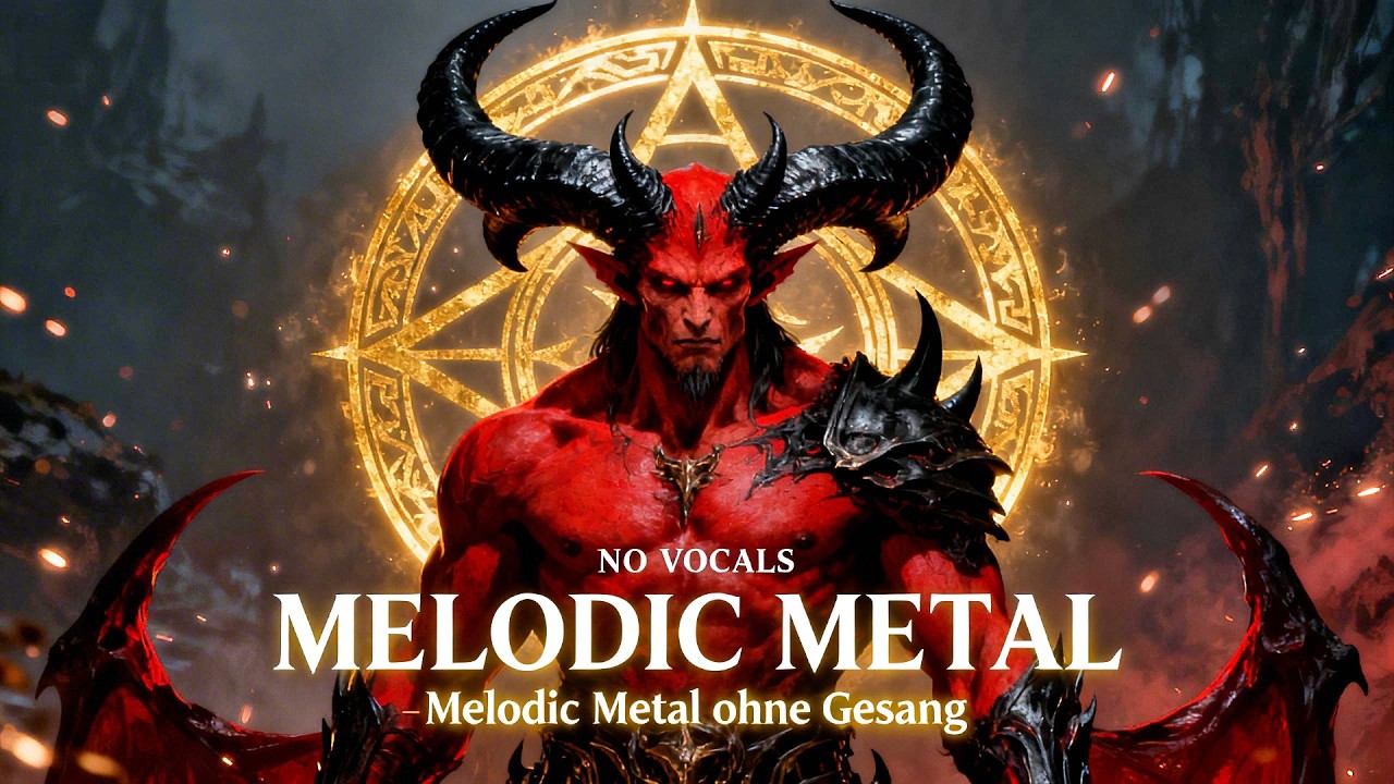 Melodic Metal Instrumental Mix 🎸 No Vocals | Melodic Metal ohne Gesang