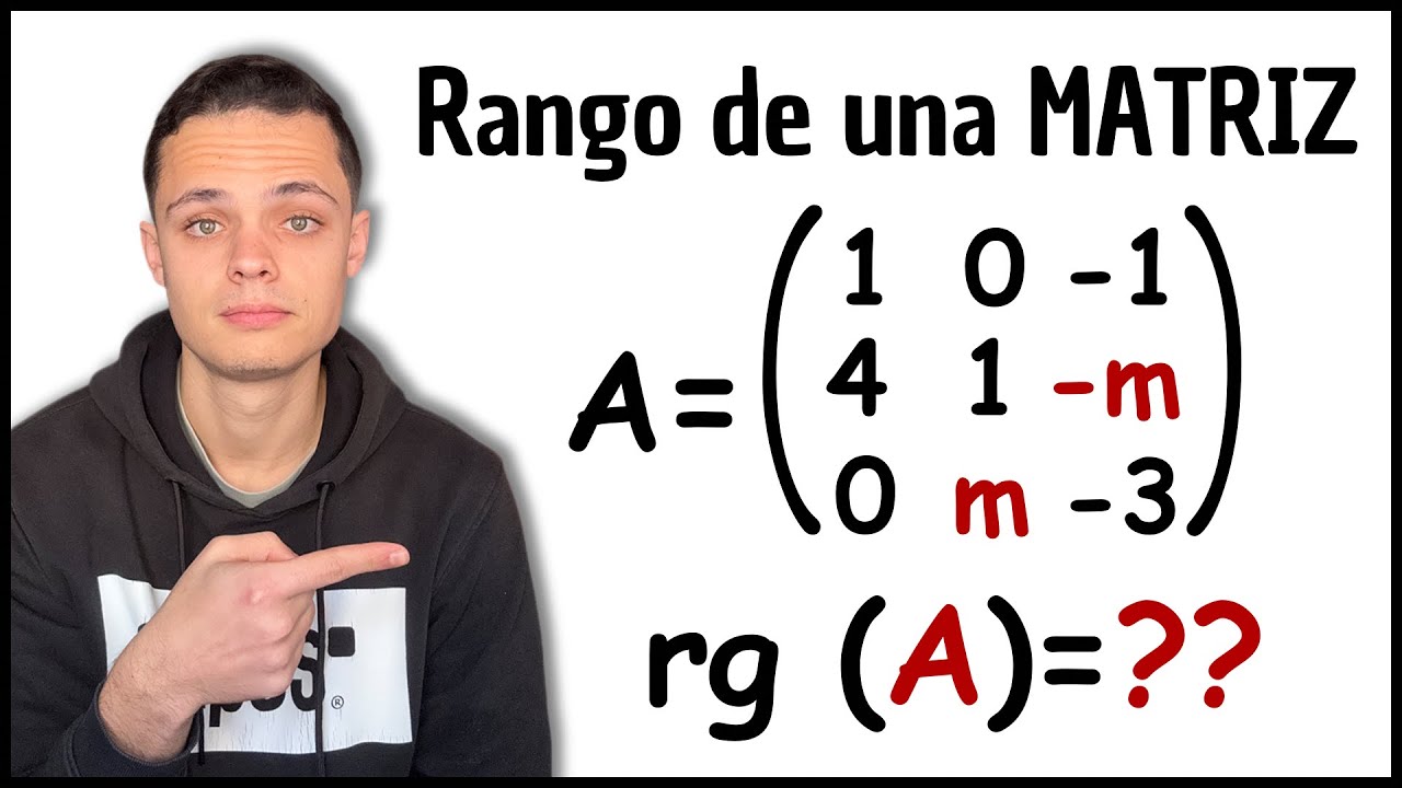RANGO de una MATRIZ con PARÁMETROS Utilizando el Método de GAUSS 💯