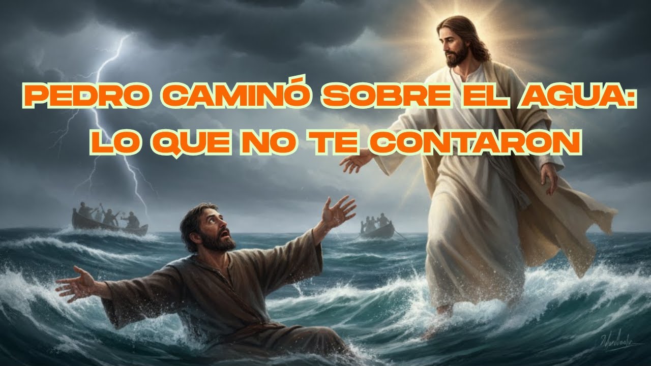 Cuando Pedro Caminó Sobre el Agua: Lo que NO Te Contaron