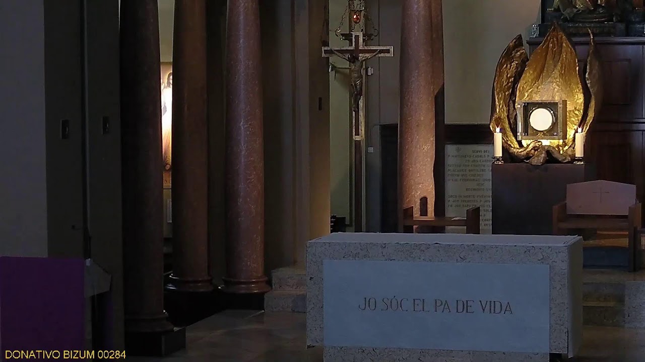 Adoraci&oacute;n Eucar&iacute;stica Perpetua en VIVO. Esgl&eacute;sia COR DE MARIA.Sabadell