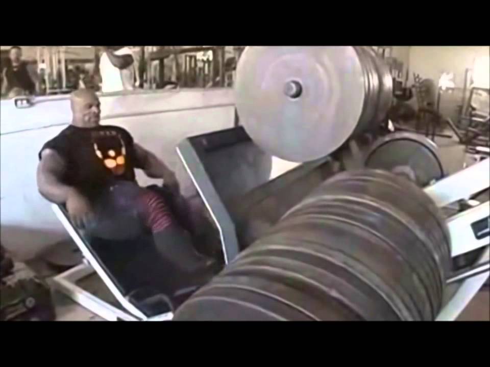 Ronnie Coleman   Powerful Leg Press   Record 1000 KG