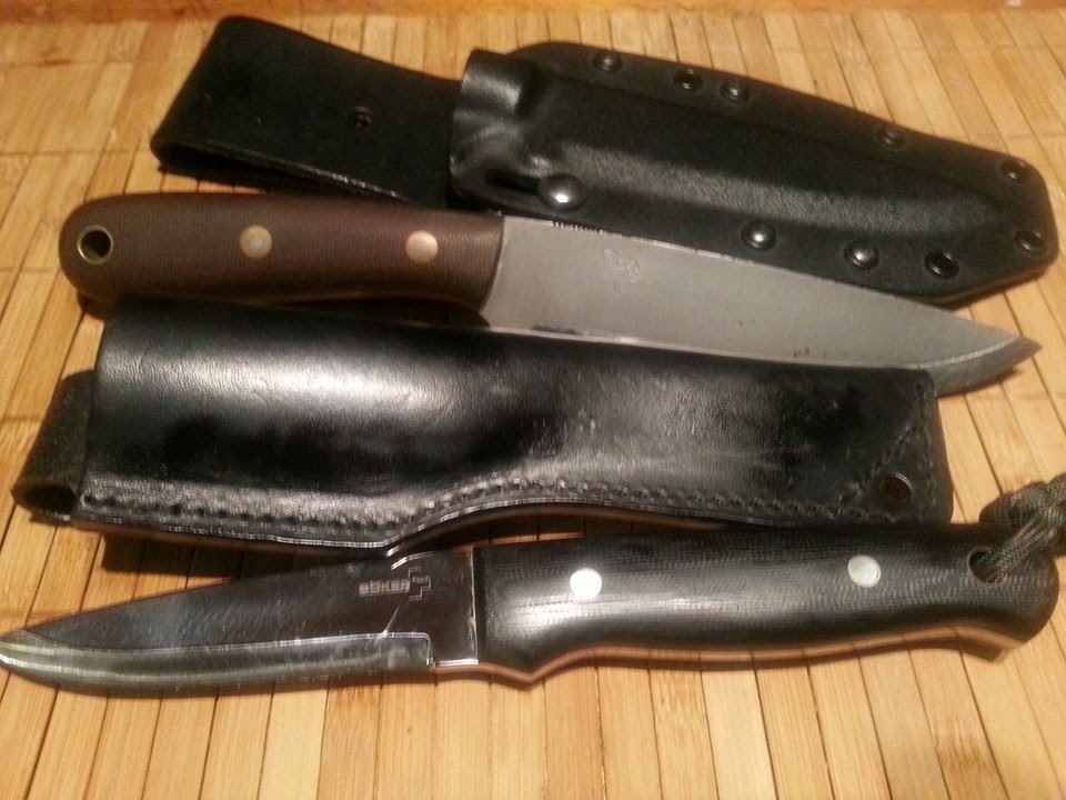 Dave Canterburys PLSK1 in der B&ouml;ker Bushcraft Plus Scheide - Des Kaisers neue Kleider! ;-)